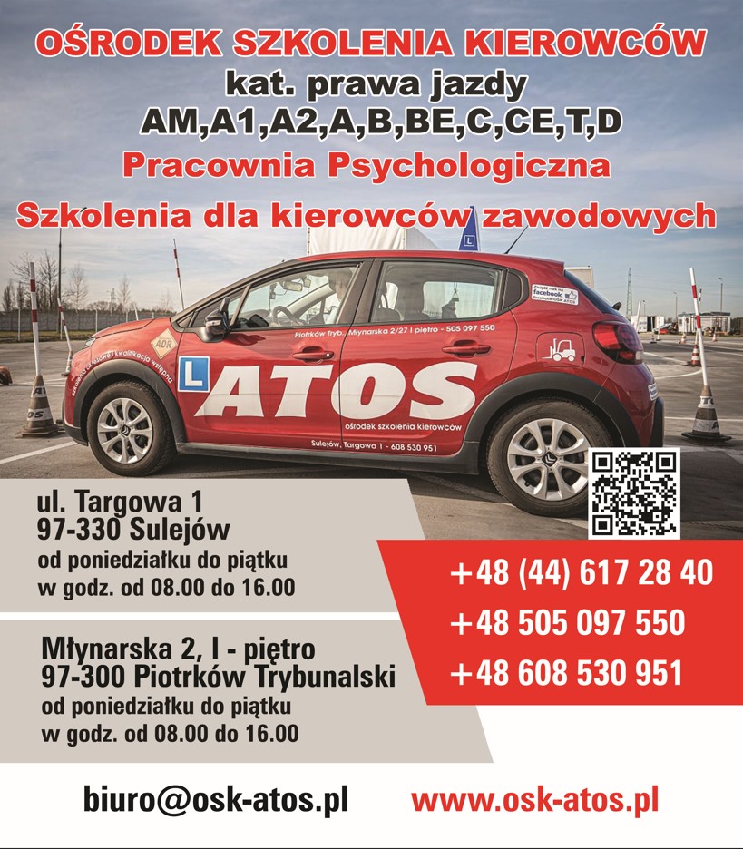 szkolenie kierowców PIOTRKÓW TRYBUNALSKI